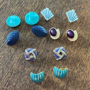 Colorful Vintage Earring Set